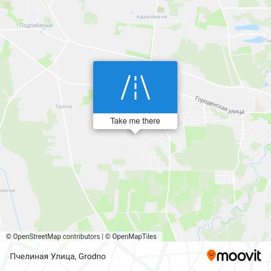 Пчелиная Улица map