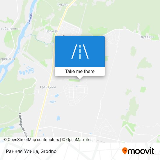 Ранняя Улица map