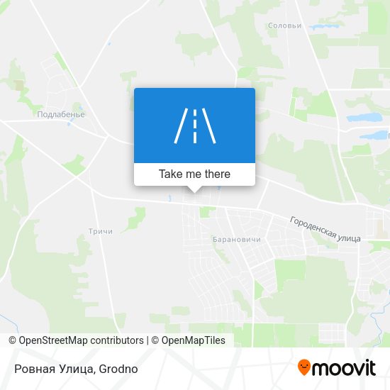 Ровная Улица map