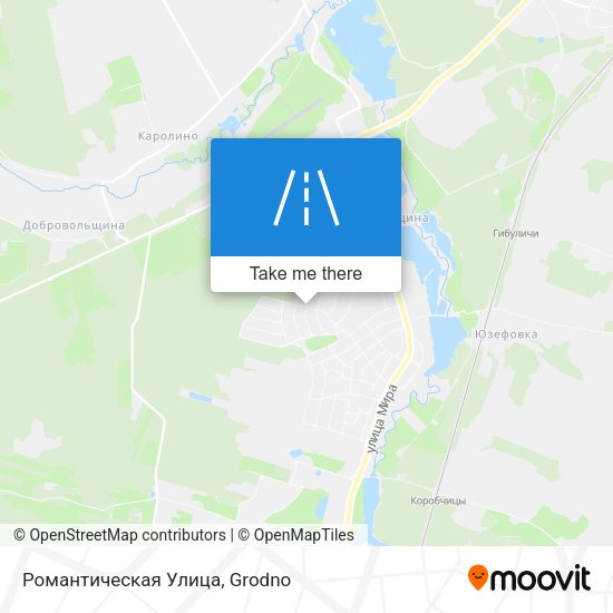 Романтическая Улица map