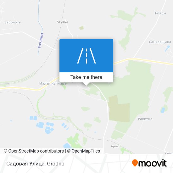 Садовая Улица map