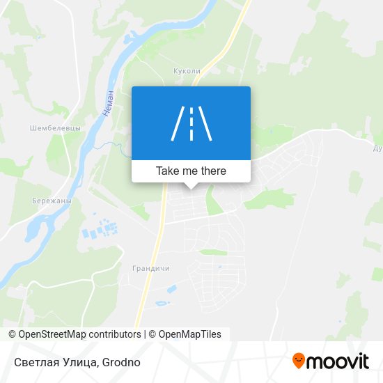 Светлая Улица map