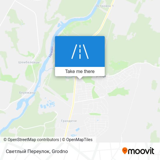 Светлый Переулок map