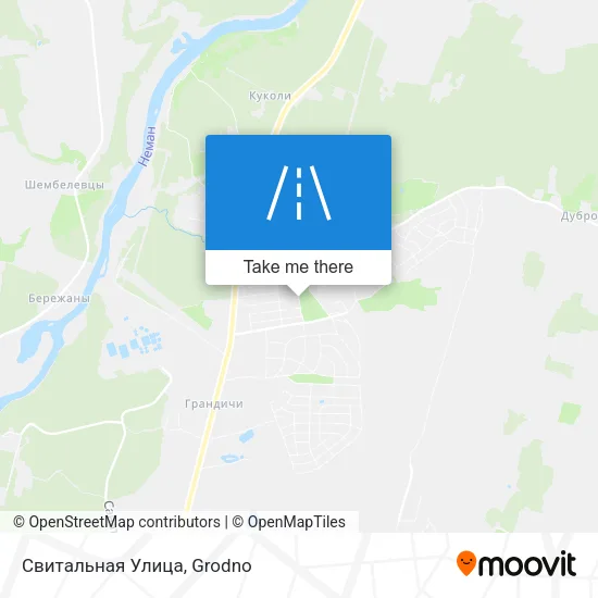 Свитальная Улица map