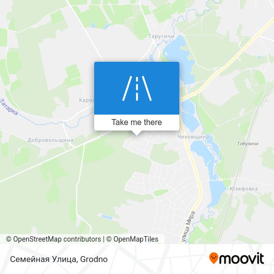 Семейная Улица map