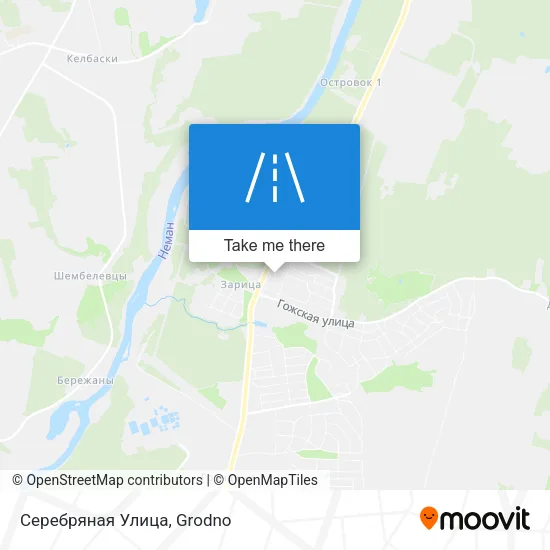 Серебряная Улица map