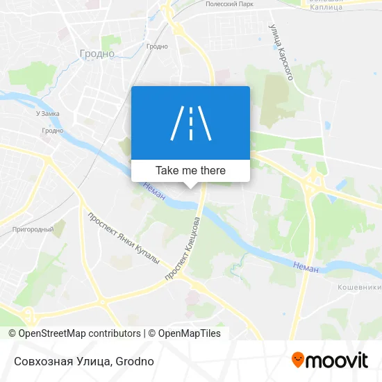 Совхозная Улица map