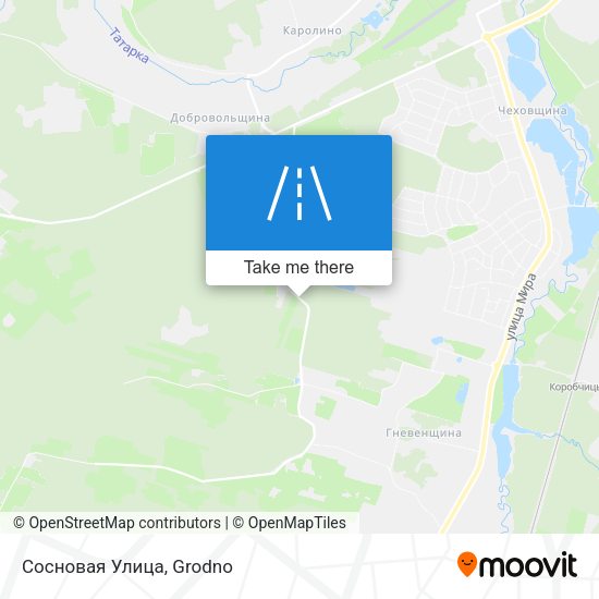 Сосновая Улица map