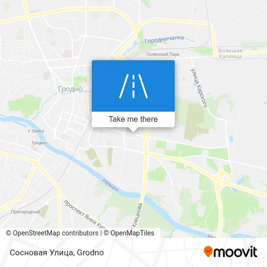 Сосновая Улица map