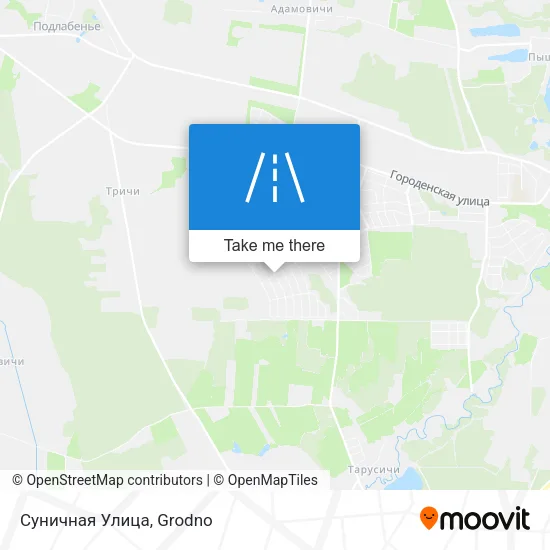 Суничная Улица map