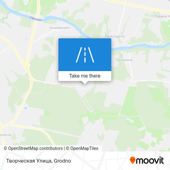 Творческая Улица map