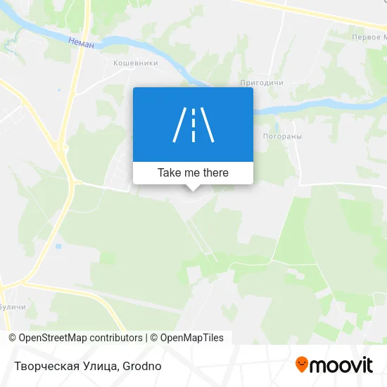 Творческая Улица map