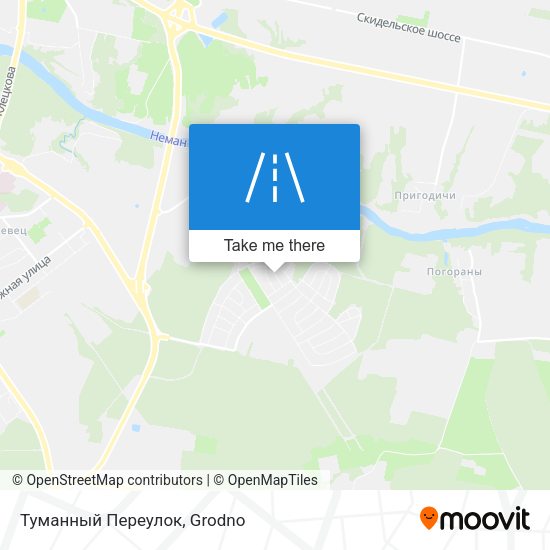 Туманный Переулок map