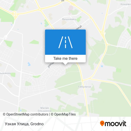 Узкая Улица map