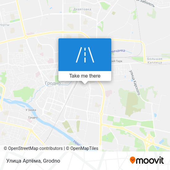 Улица Артёма map