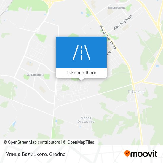 Улица Балицкого map