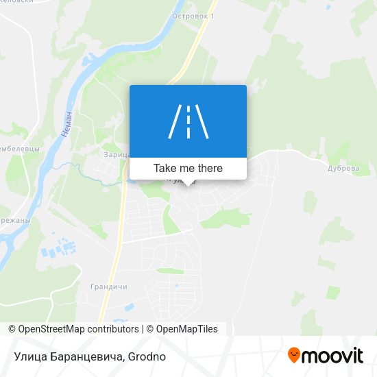 Улица Баранцевича map