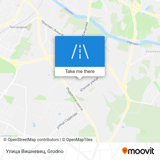 Улица Вишневец map