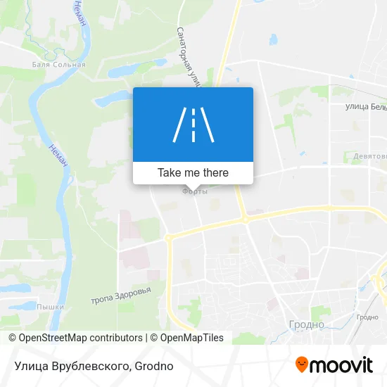 Улица Врублевского map