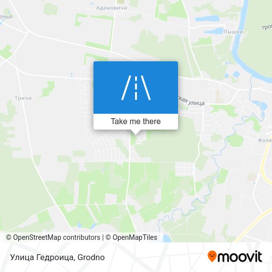 Улица Гедроица map