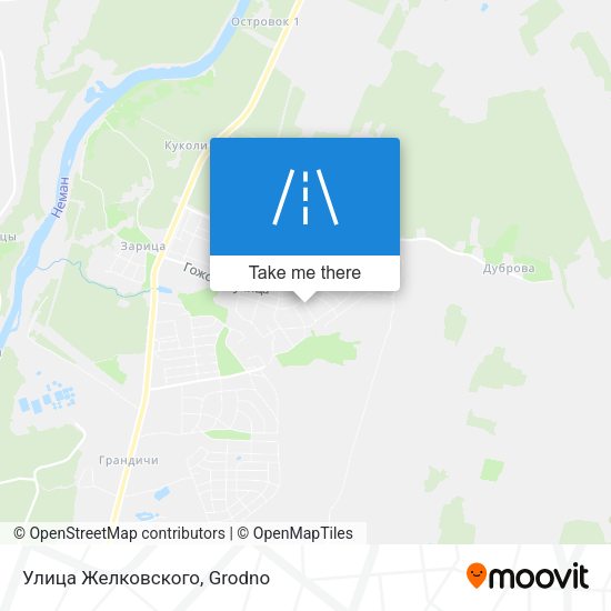 Улица Желковского map