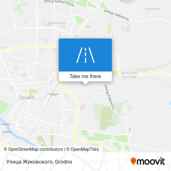 Улица Жуковского map