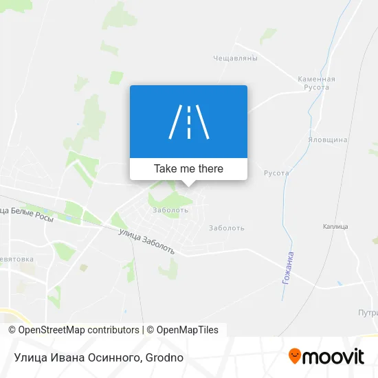 Улица Ивана Осинного map