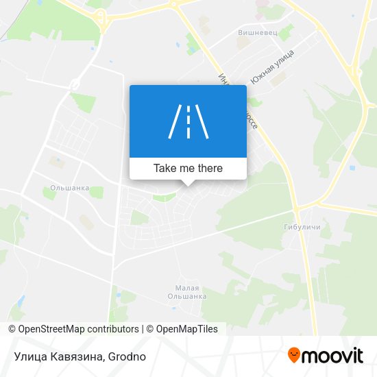 Улица Кавязина map