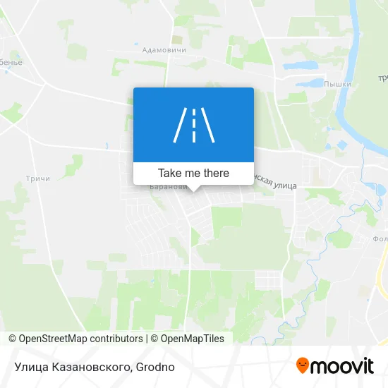 Улица Казановского map