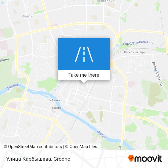 Улица Карбышева map