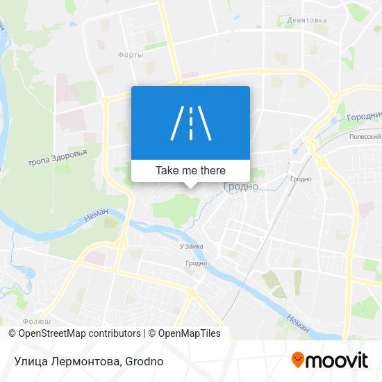 Улица Лермонтова map