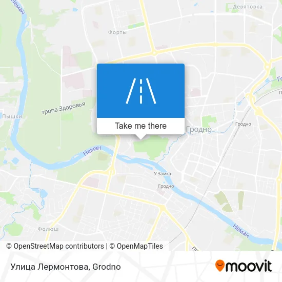 Улица Лермонтова map