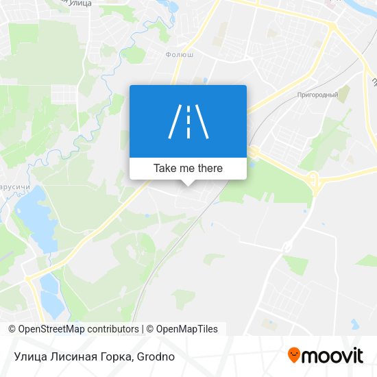 Улица Лисиная Горка map