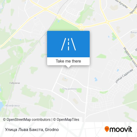 Улица Льва Бакста map