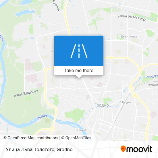 Улица Льва Толстого map