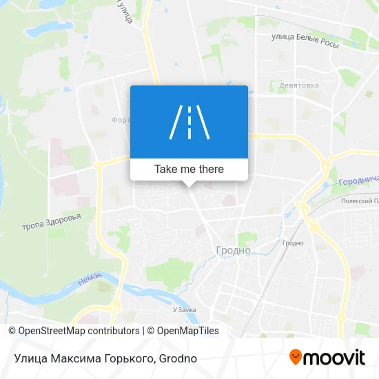 Улица Максима Горького map