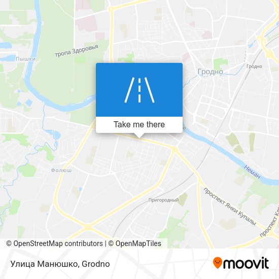 Улица Манюшко map