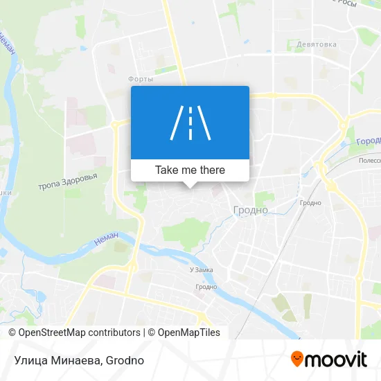 Улица Минаева map