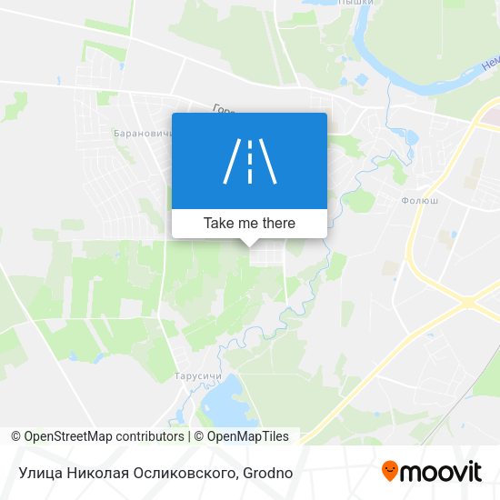 Улица Николая Осликовского map