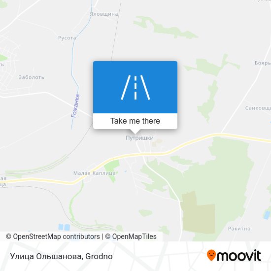 Улица Ольшанова map