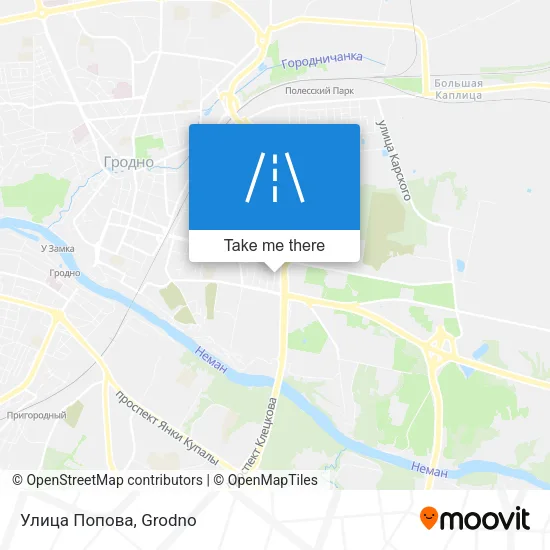 Улица Попова map