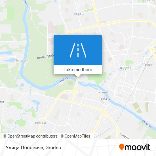 Улица Поповича map