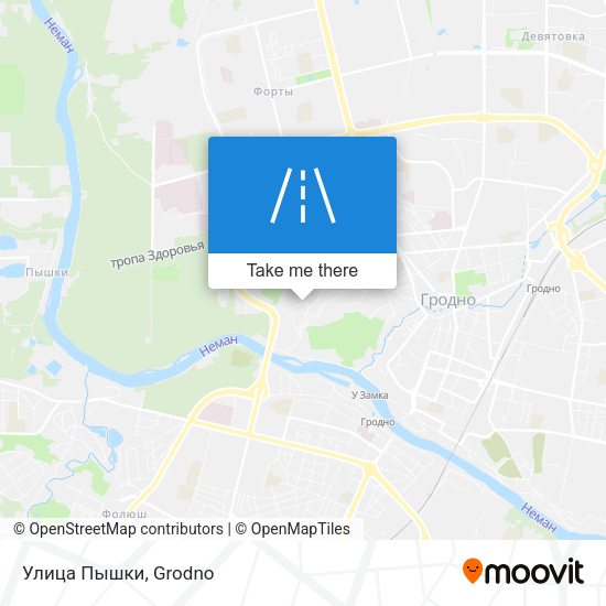 Улица Пышки map