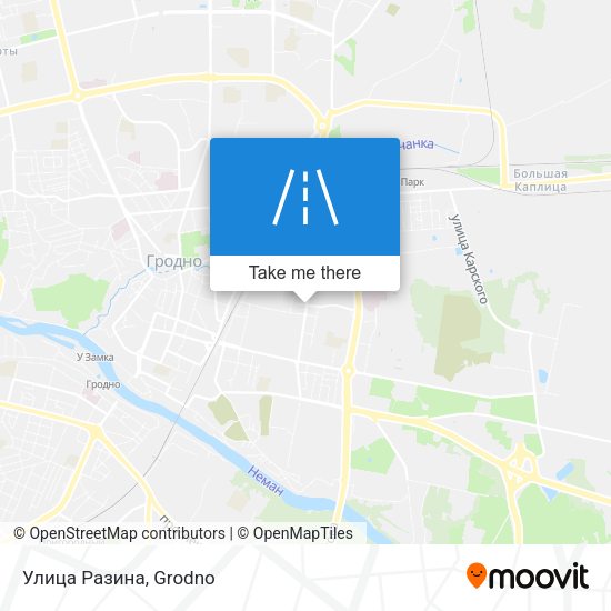 Улица Разина map