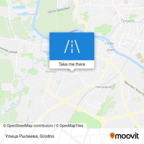 Улица Рылеева map