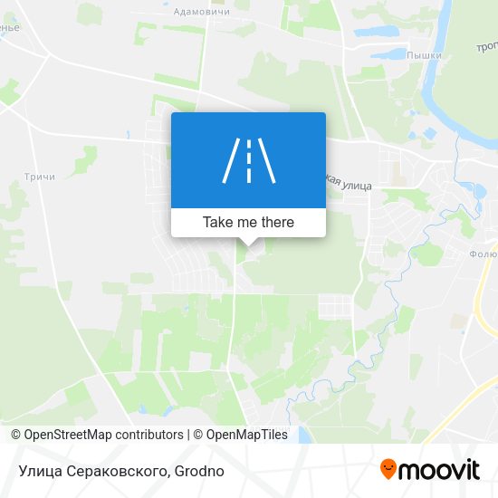 Улица Сераковского map