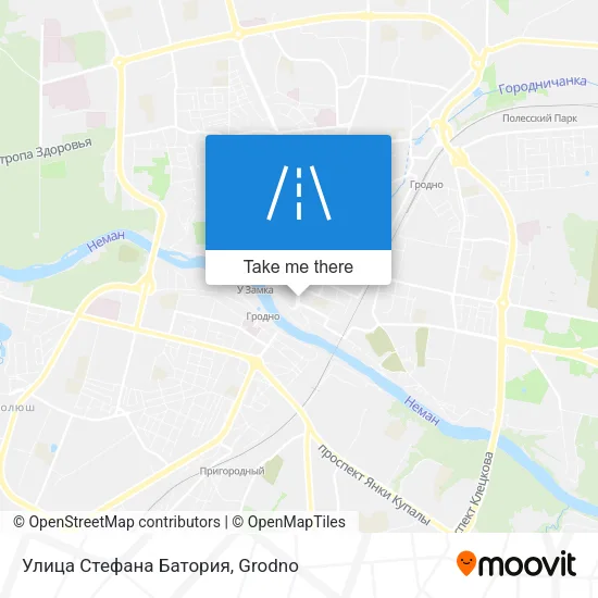 Улица Стефана Батория map