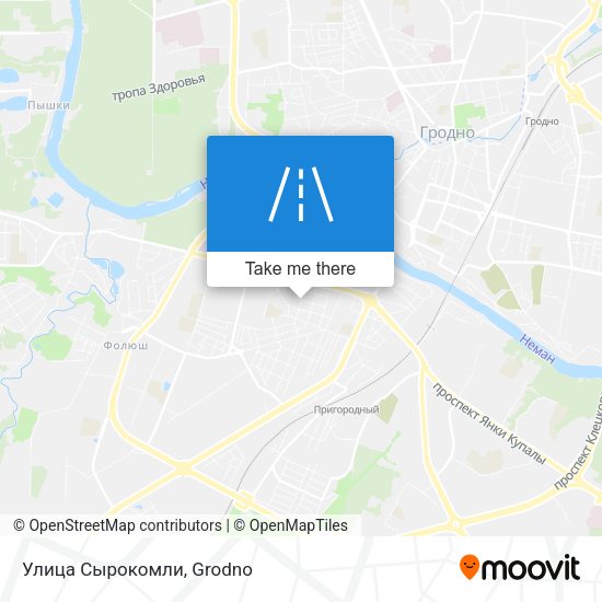 Улица Сырокомли map