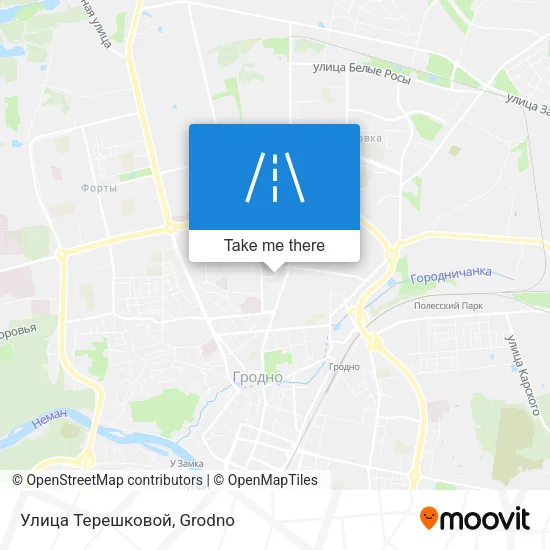 Улица Терешковой map