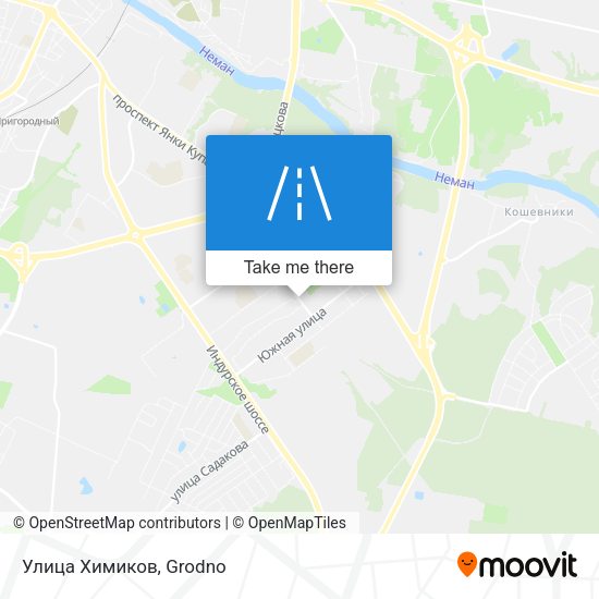 Улица Химиков map